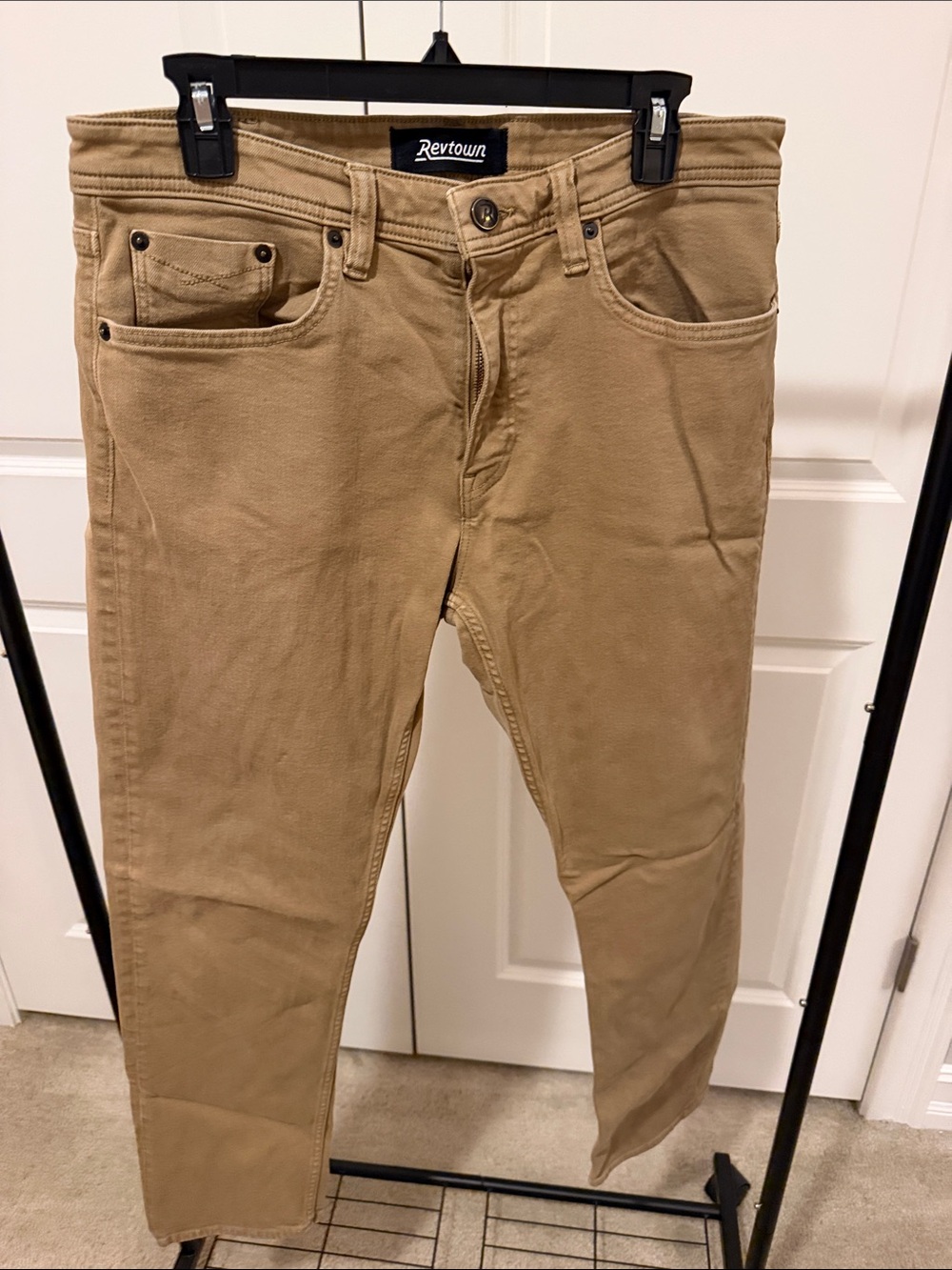 Men's Revtown Slim Fit Stretch Jeans - Khaki 34x30